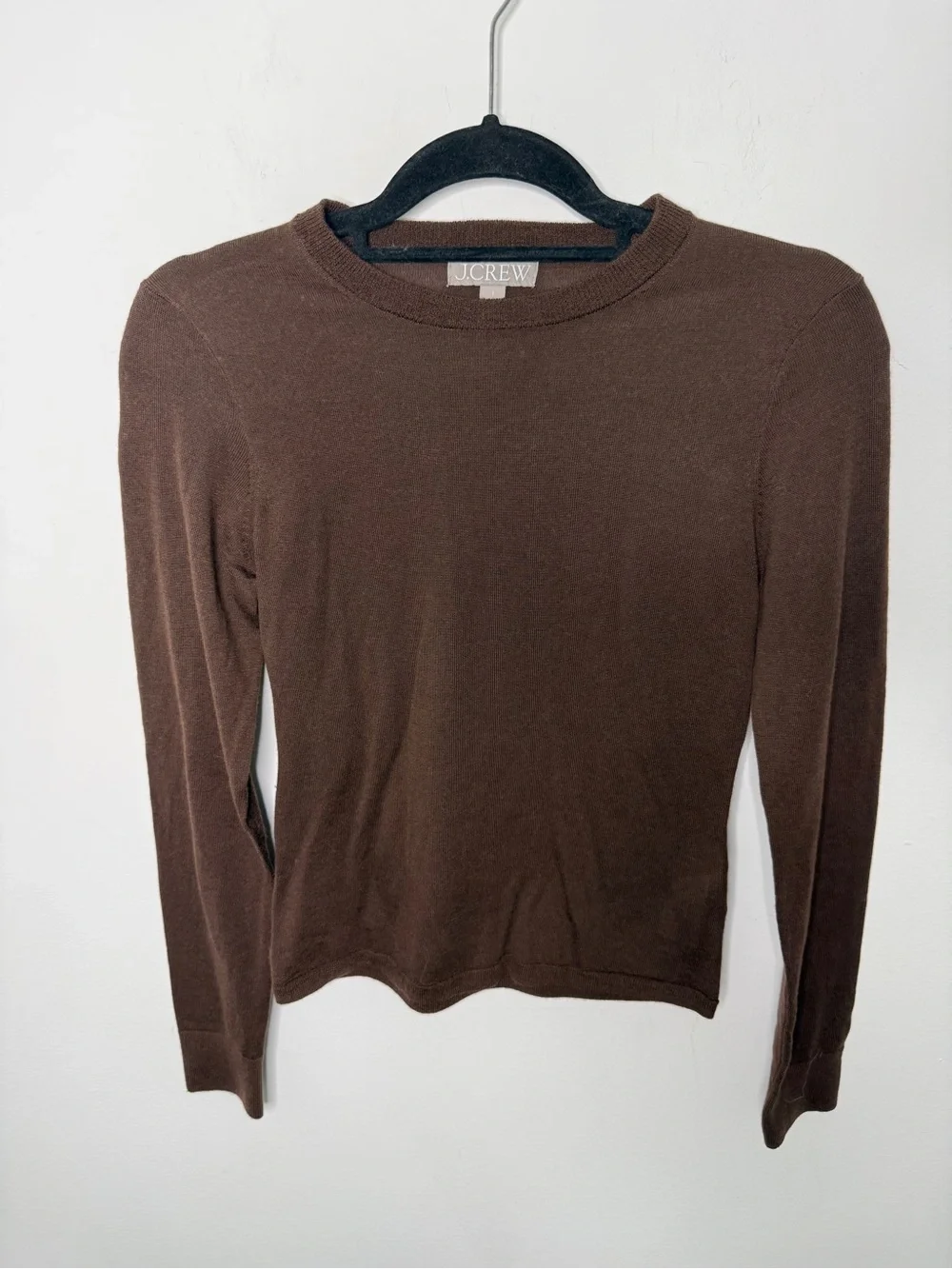 J. Crew Carolyn Fitted Crewneck Sweater S